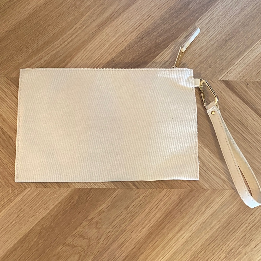 NWOT Burberry Canvas Wristlet - Picture 4 of 5